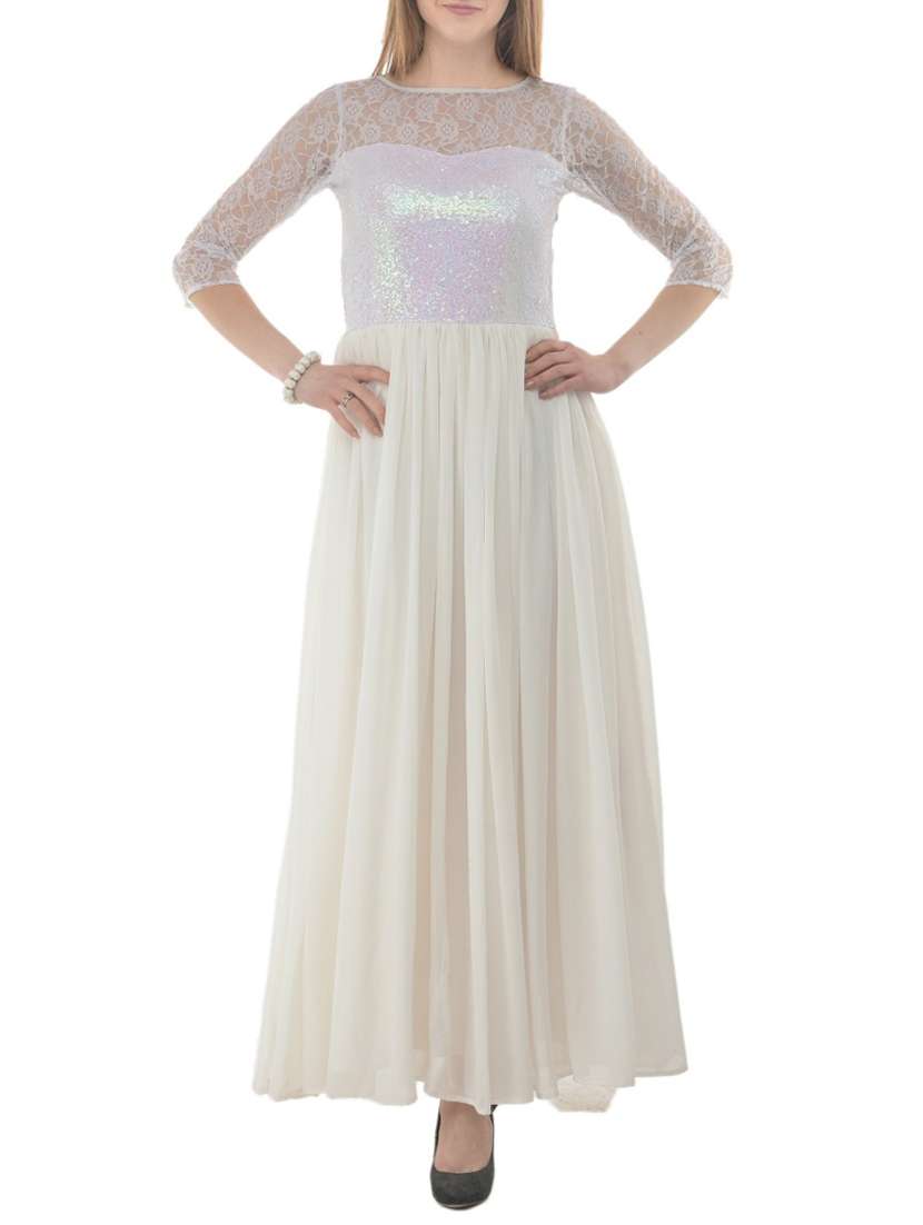 women's fit & flare maxi dress