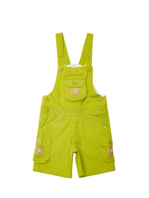 green cotton dungaree