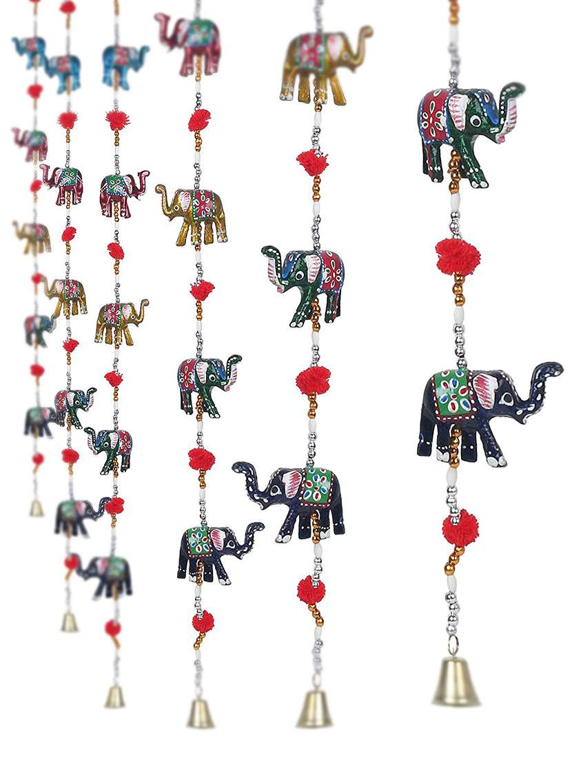 rajasthani elephant door hanging home decor- set of 2