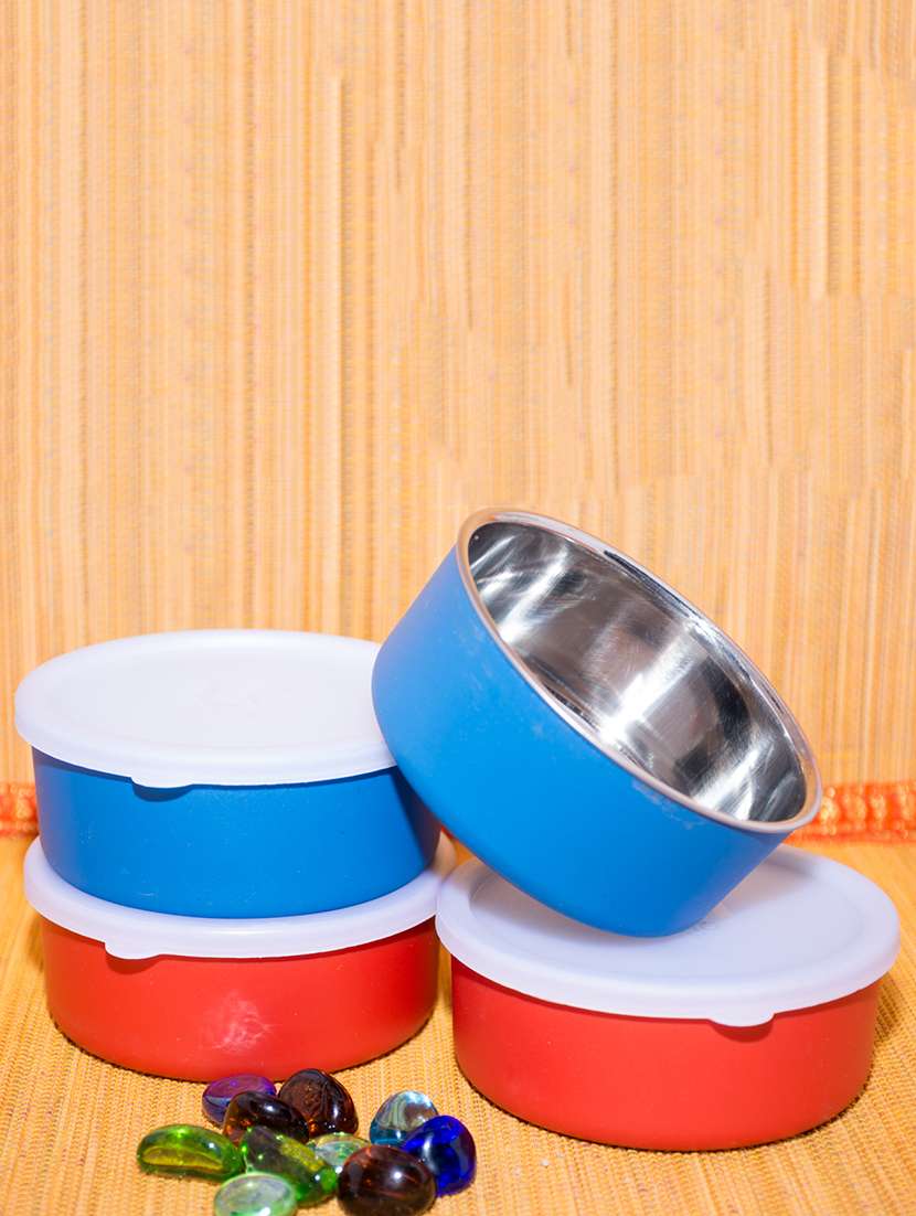   stainless steel small containers (set of 4)