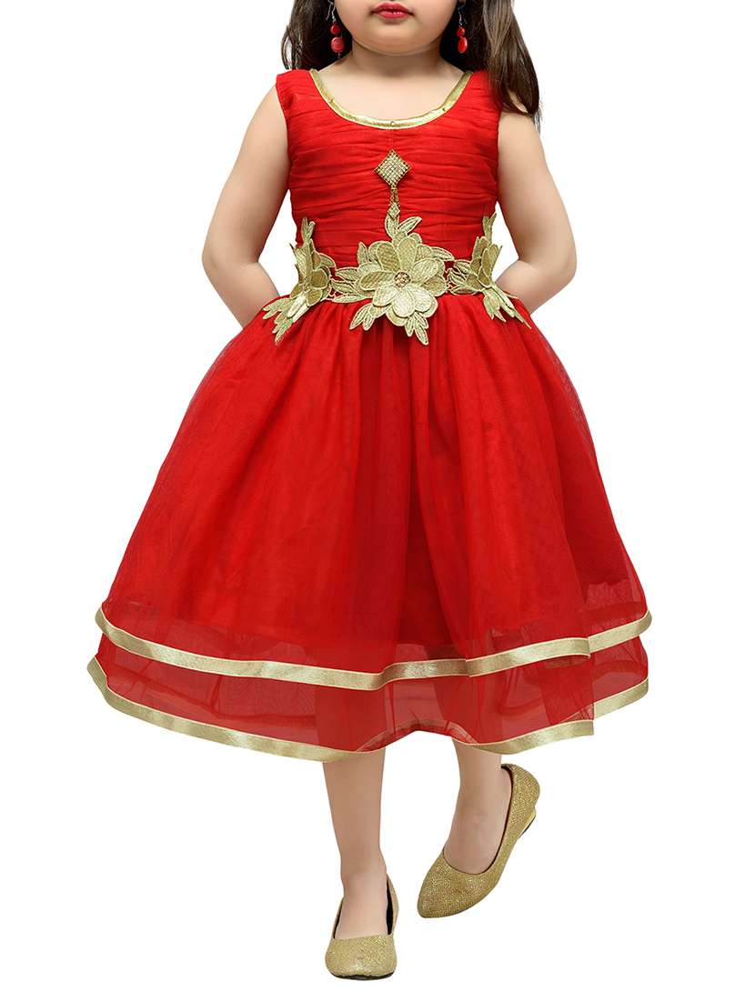 red net frock