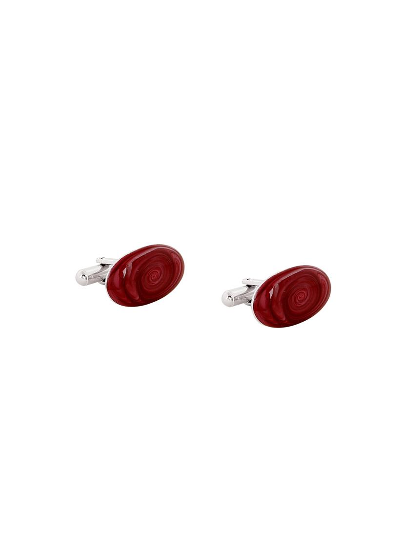 red metal cufflink - 15159215 - Zoom Image - 0