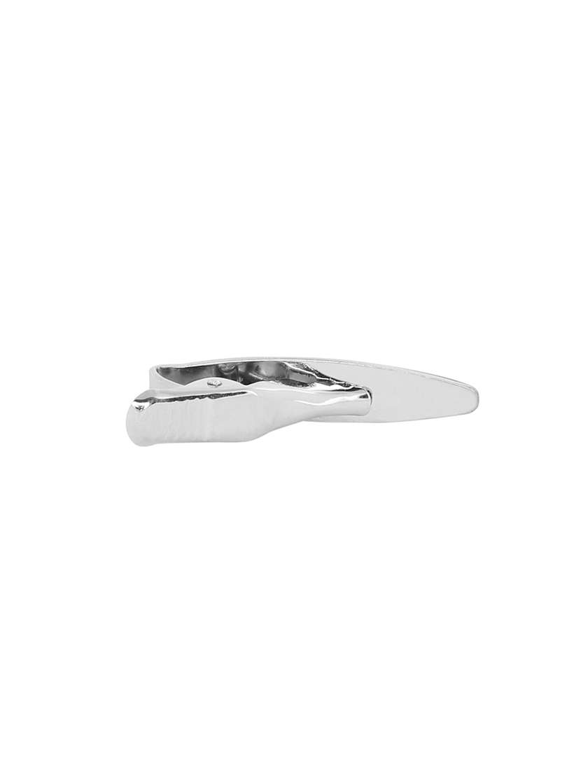 cream metal cufflink - 15159218 -  Standard Image - 3