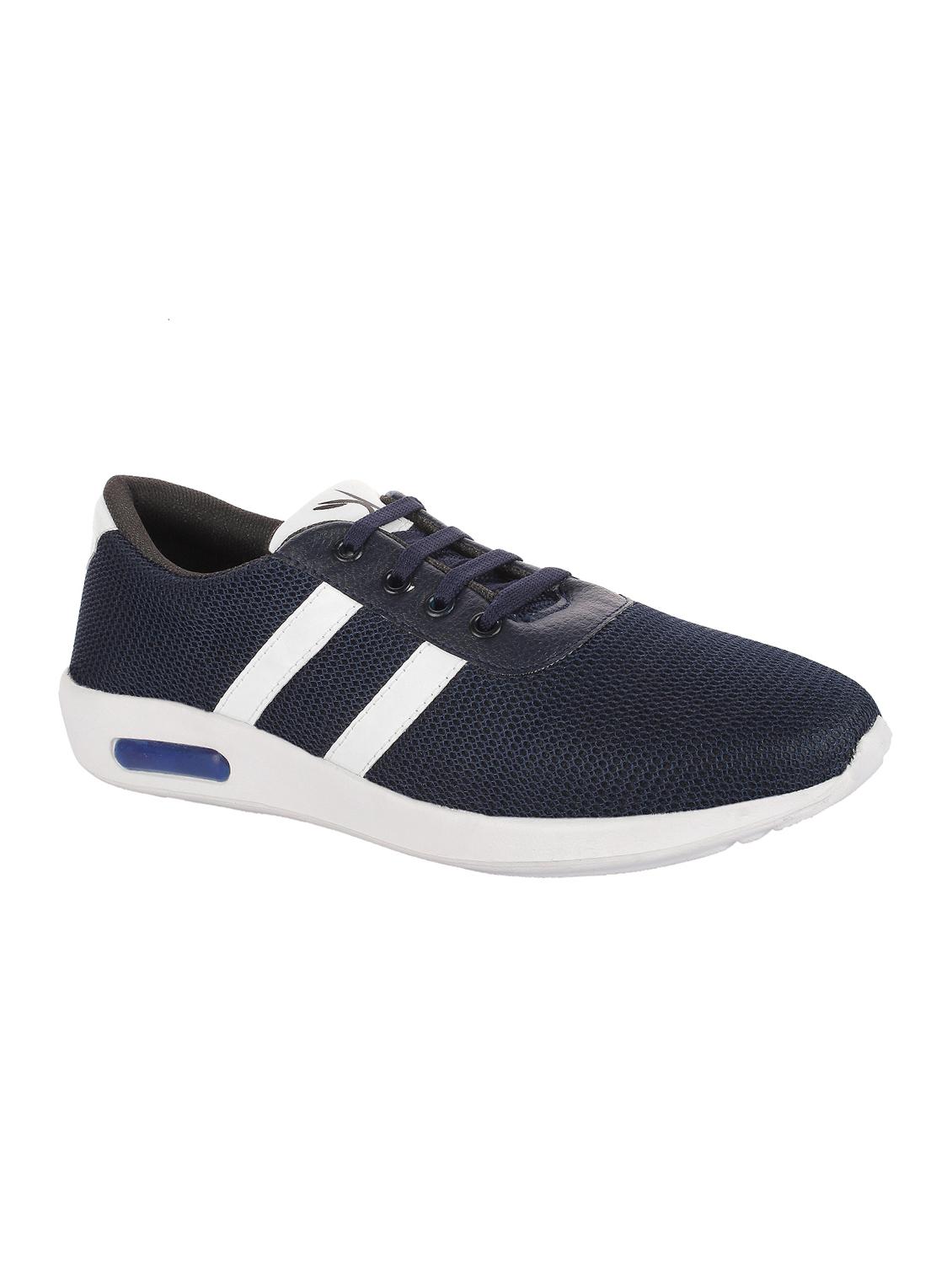navy mesh lace up sneaker - 15160358 -  Zoom Image - 0