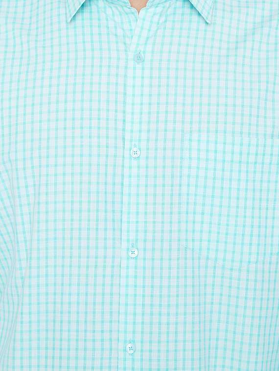 blue cotton casual shirt - 15162071 -  Standard Image - 3