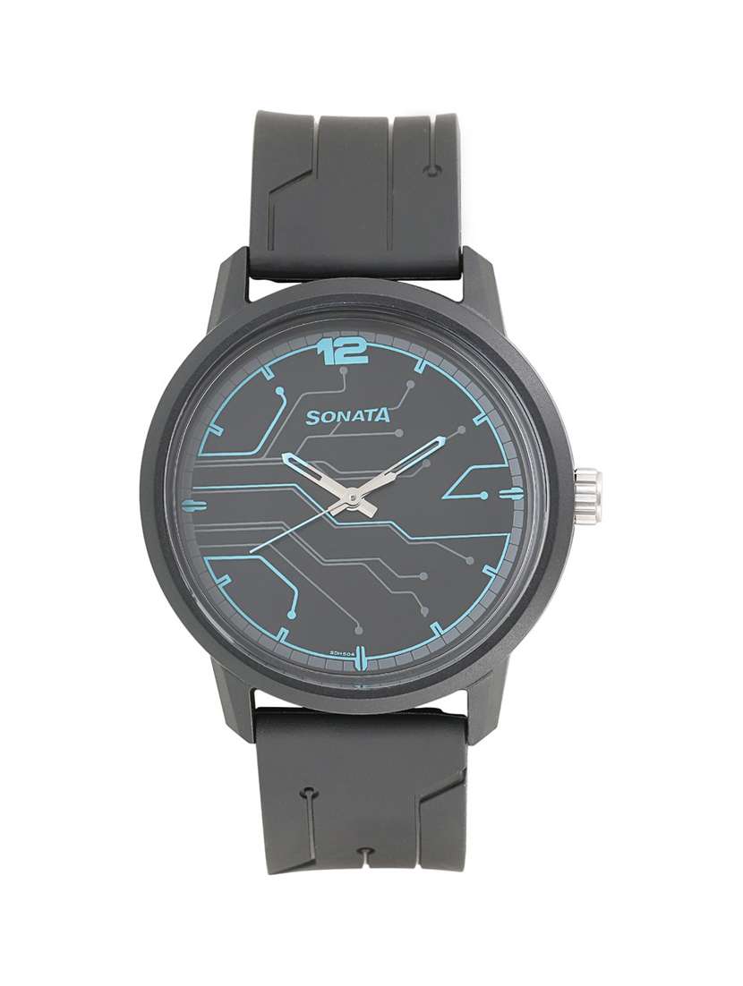 Buy online Silicone Strap Analog Watch 77085pp02 from Watches for