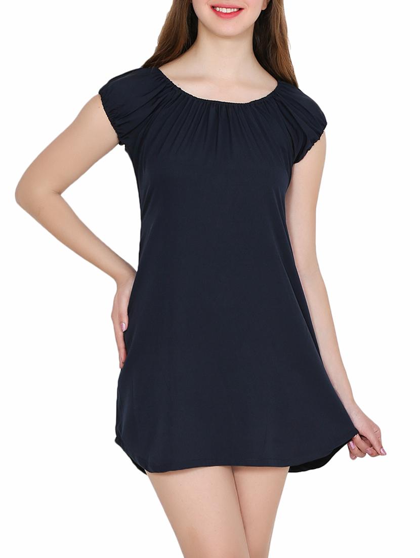 women's shift solid dress