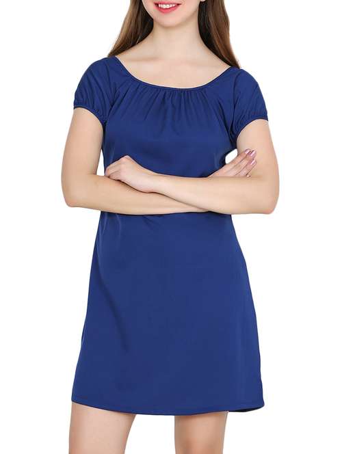 women's shift solid dress - 15180494 - Standard Image - 0