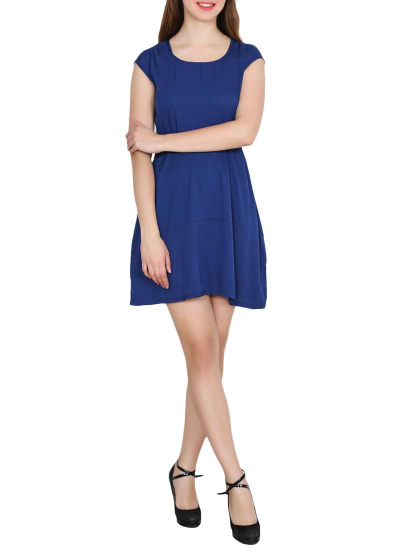 women's solid dress - 15180507 - Standard Image - 3