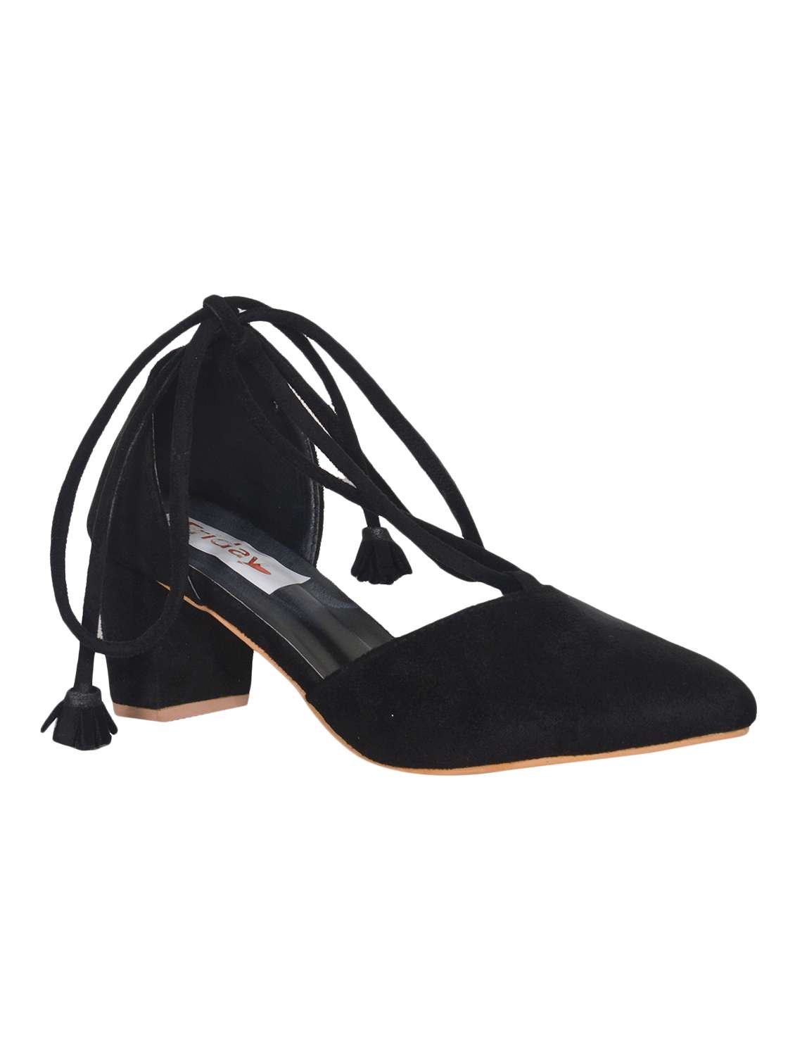 black suede ankle strap sandals
