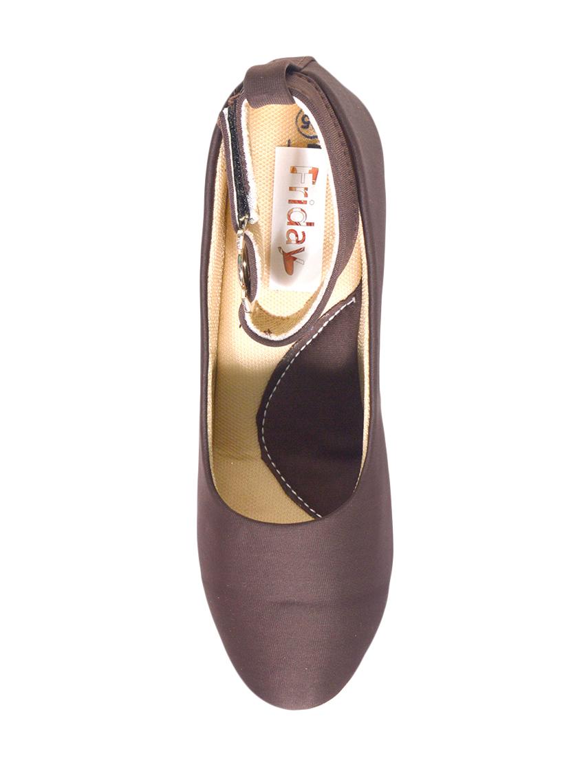 brown ankle strap wedge - 15186589 - Standard Image - 3