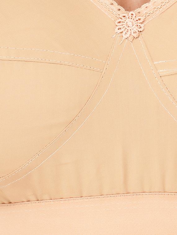 floral patch solid bra - 15186622 - Standard Image - 3