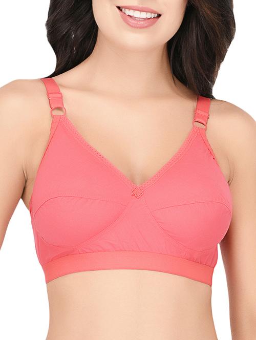 floral patch solid bra - 15188967 - Standard Image - 0