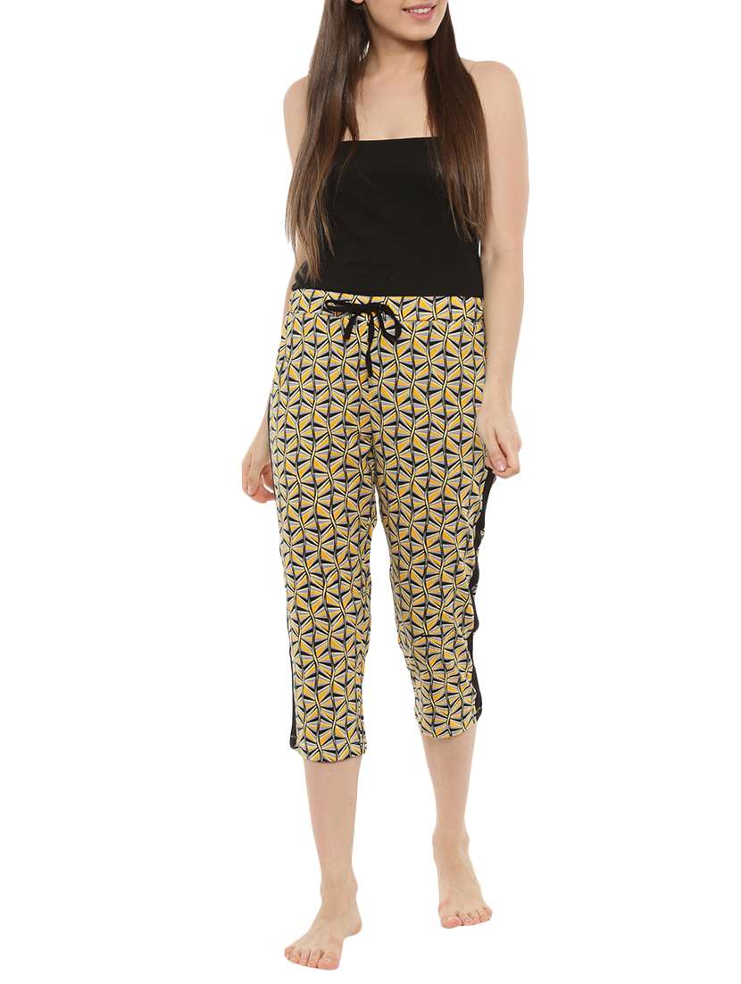 yellow cotton capri - 15189531 -  Standard Image - 3