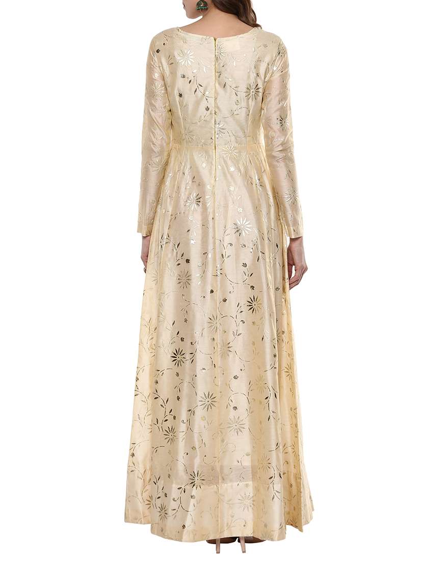 Egg Nog Embossed Pastel Kurta