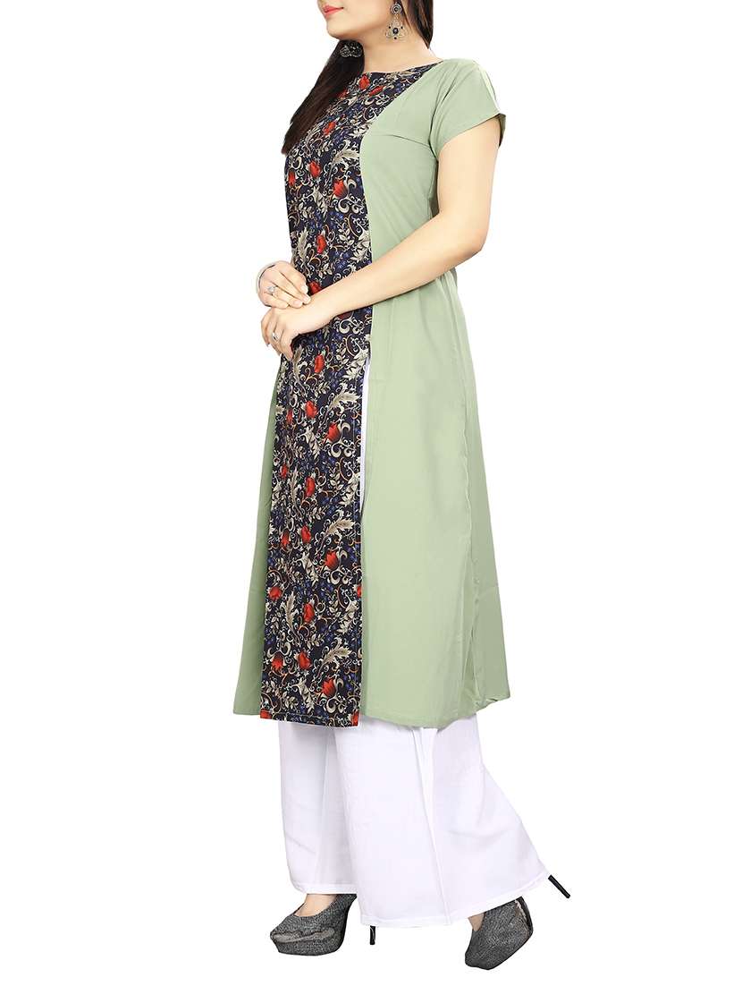limeroad crepe kurtis