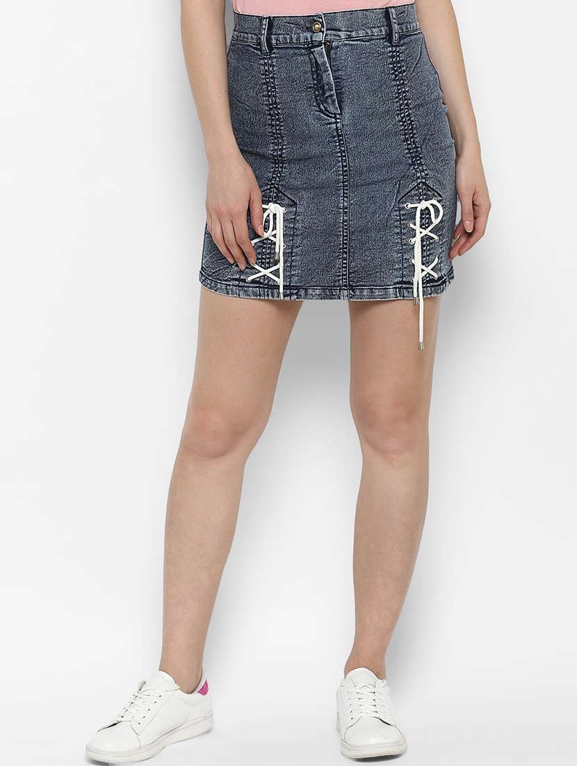 blue denim skirt - 15191780 -  Zoom Image - 0