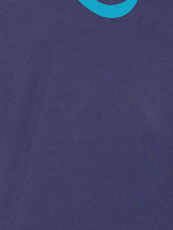 navy blue cotton chest print t-shirt - 15194131 -  Standard Image - 3