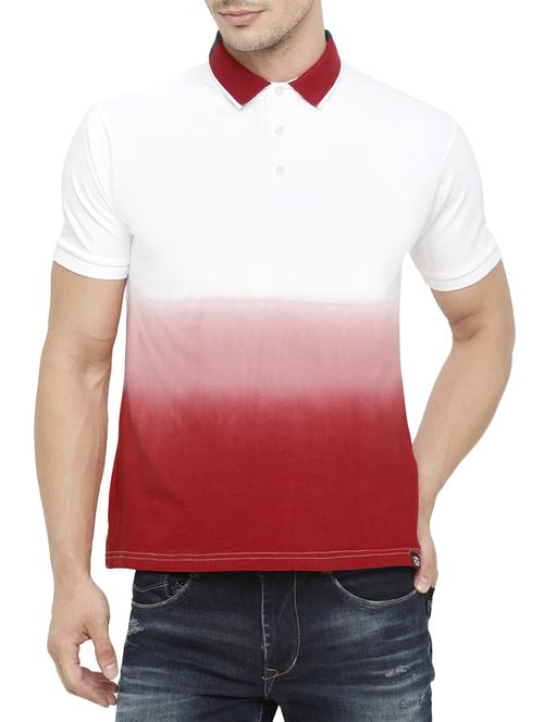 red cotton t-shirt - 15195419 - Standard Image - 0