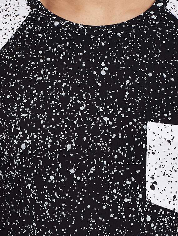 black monochrome pocket t-shirt - 15200577 -  Standard Image - 3