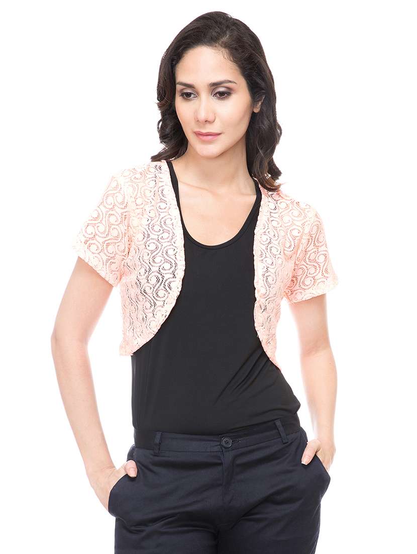 Pink Net Shrug from Capes \u0026 Shrugs 
