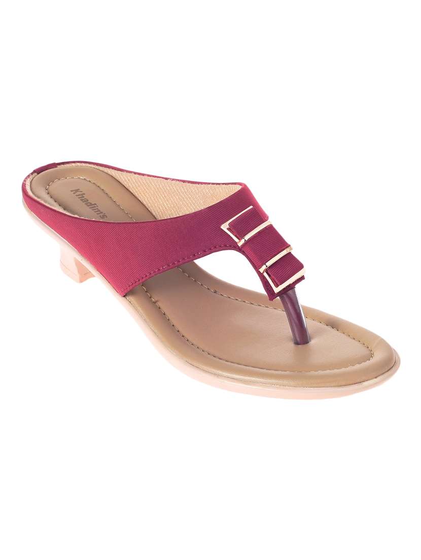 magenta toe separator  sandal