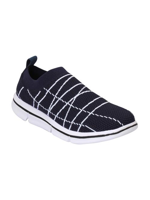 navy slip on casual shoe - 15216233 - Standard Image - 0