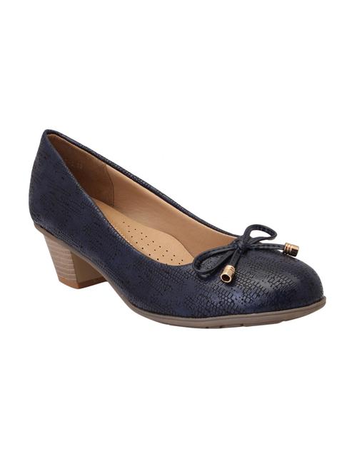 navy slip on pump - 15216238 -  Standard Image - 0
