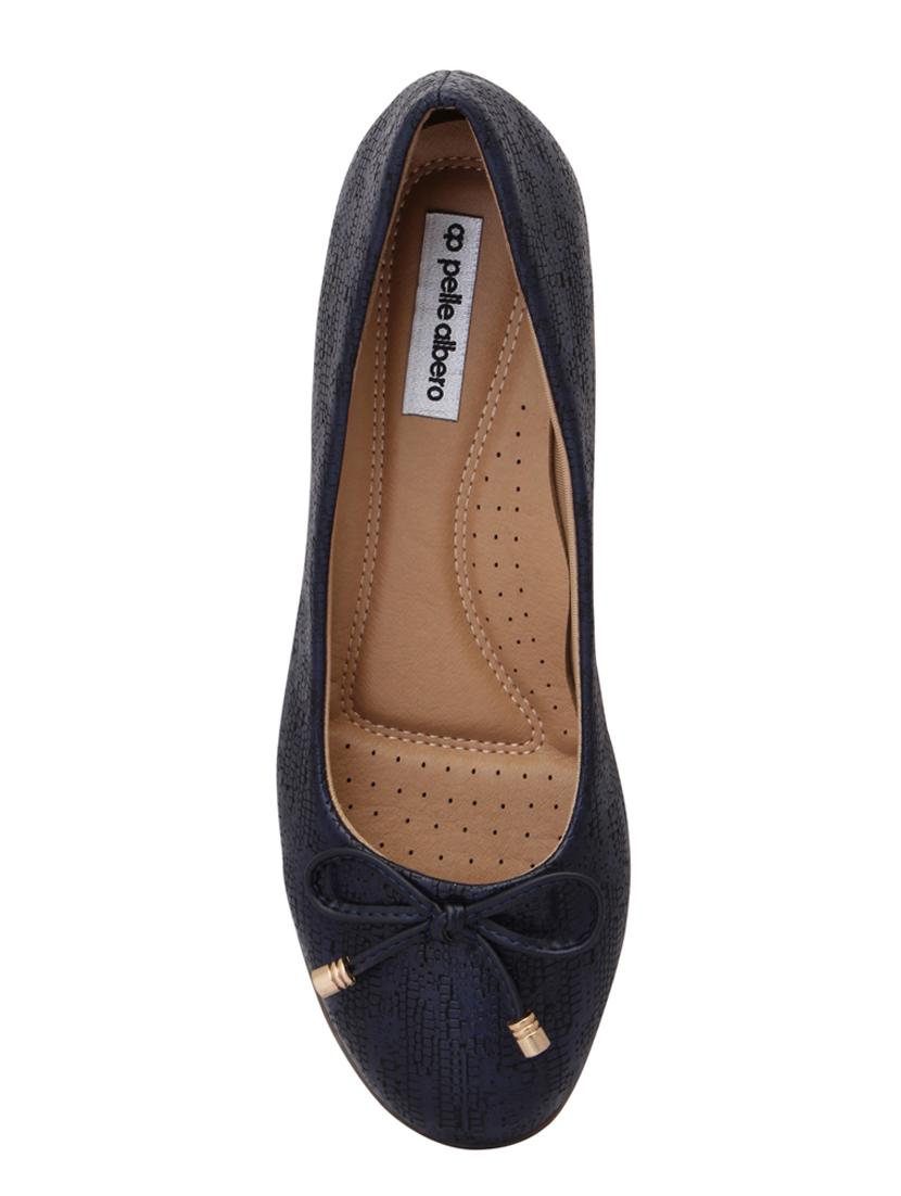 navy slip on pump - 15216238 - Standard Image - 3