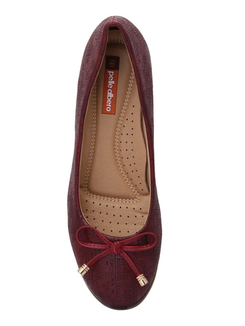 maroon slip on pump - 15216239 - Standard Image - 3