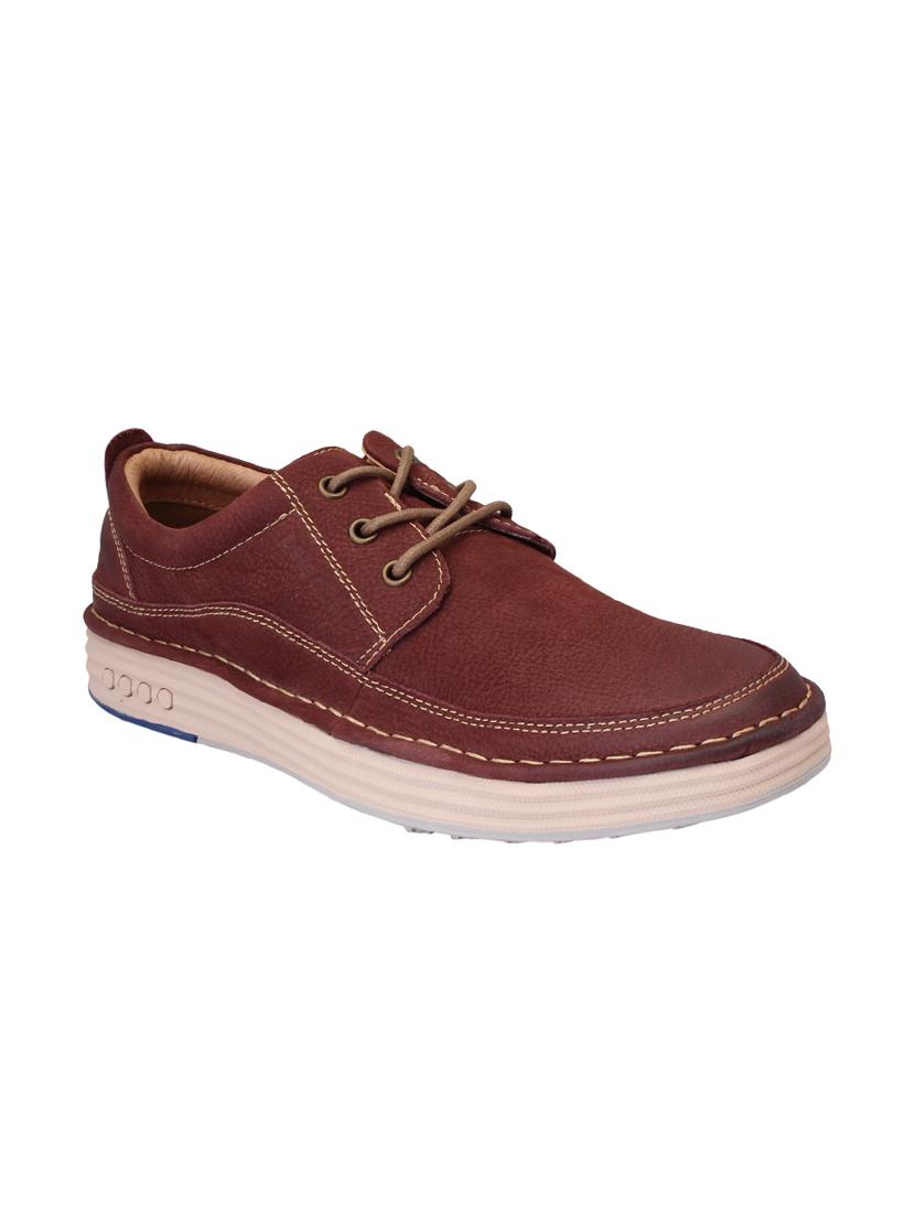 red nubuck lace up sneaker - 15216928 - Zoom Image - 0