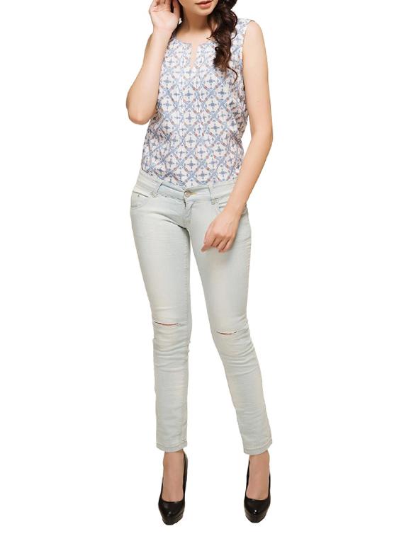 light blue denim jeans - 15219557 - Standard Image - 3