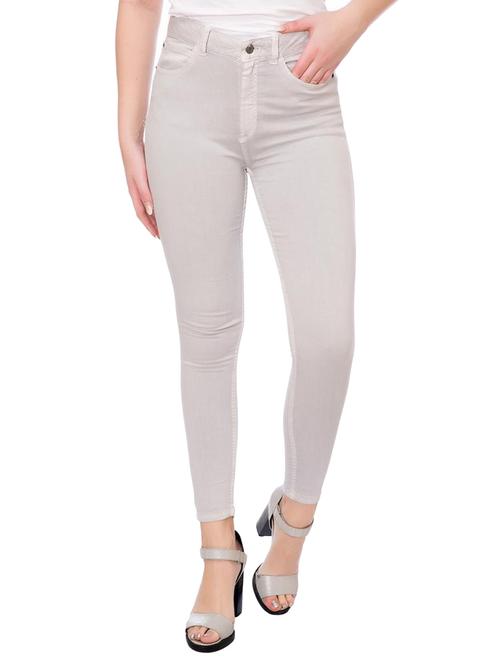 beige denim jeans - 15219563 - Standard Image - 0