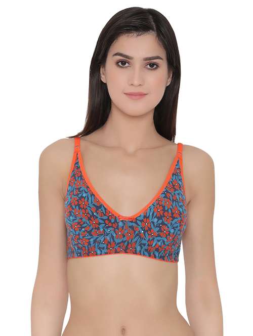 orange printed bra - 15221665 -  Standard Image - 0
