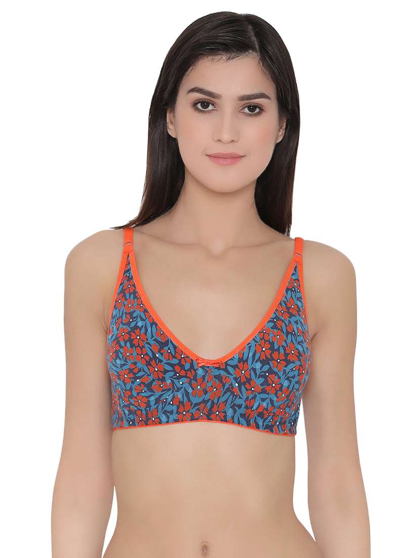 orange printed bra - 15221665 -  Zoom Image - 0