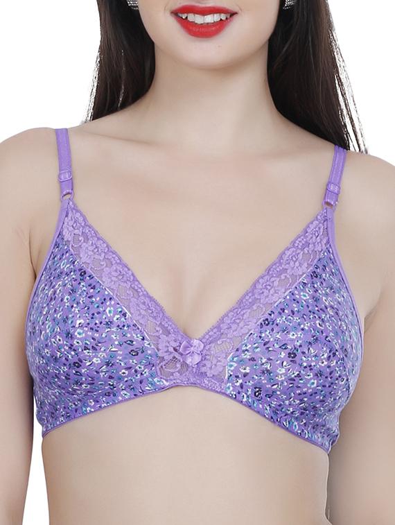 floral plunge bra - 15224117 -  Zoom Image - 0