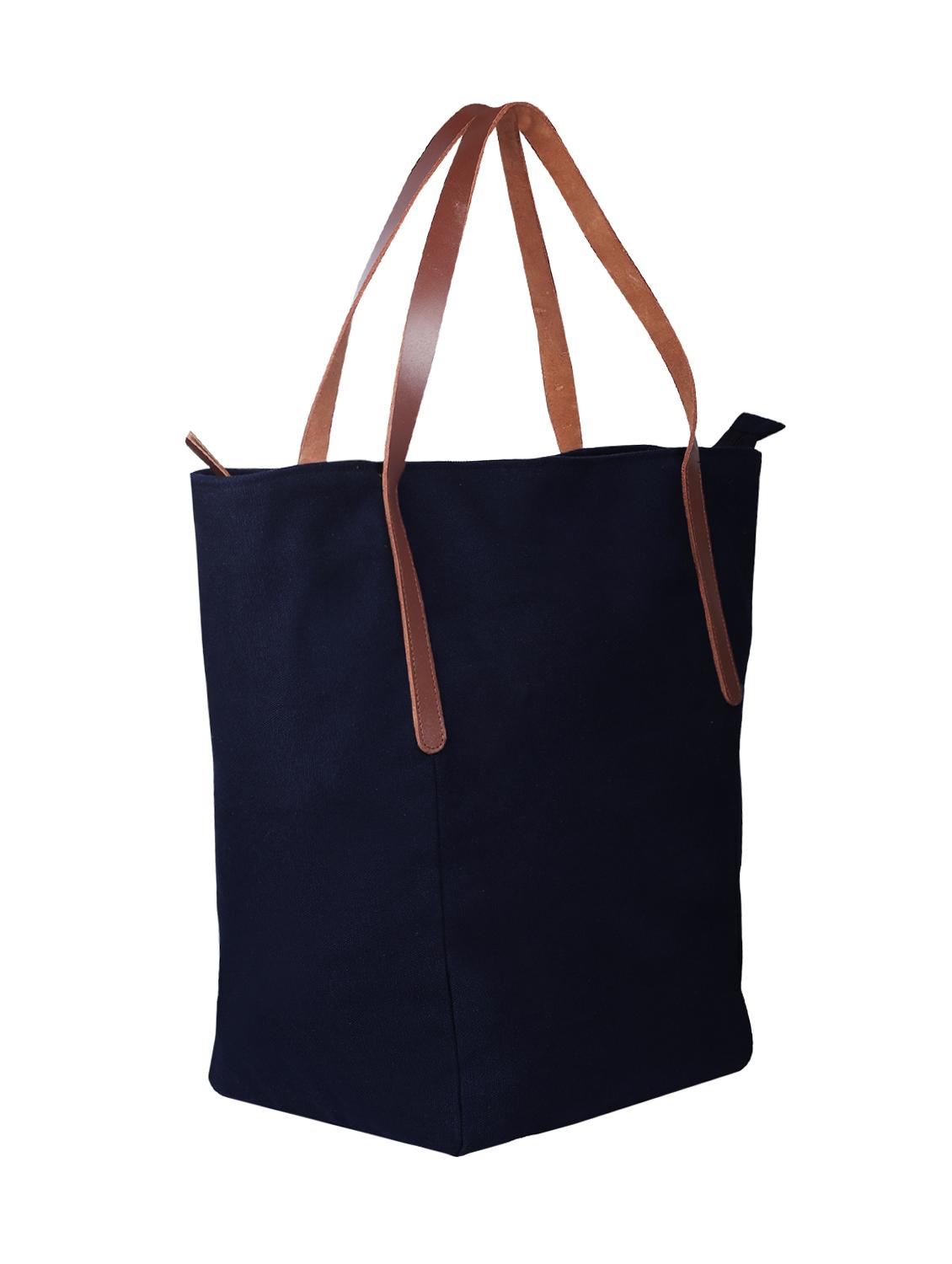 blue canvas handbag - 15226858 - Standard Image - 3
