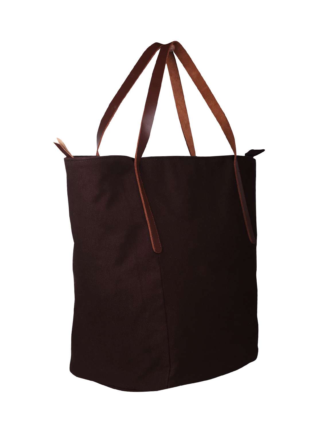 brown canvas handbag - 15226860 -  Standard Image - 3
