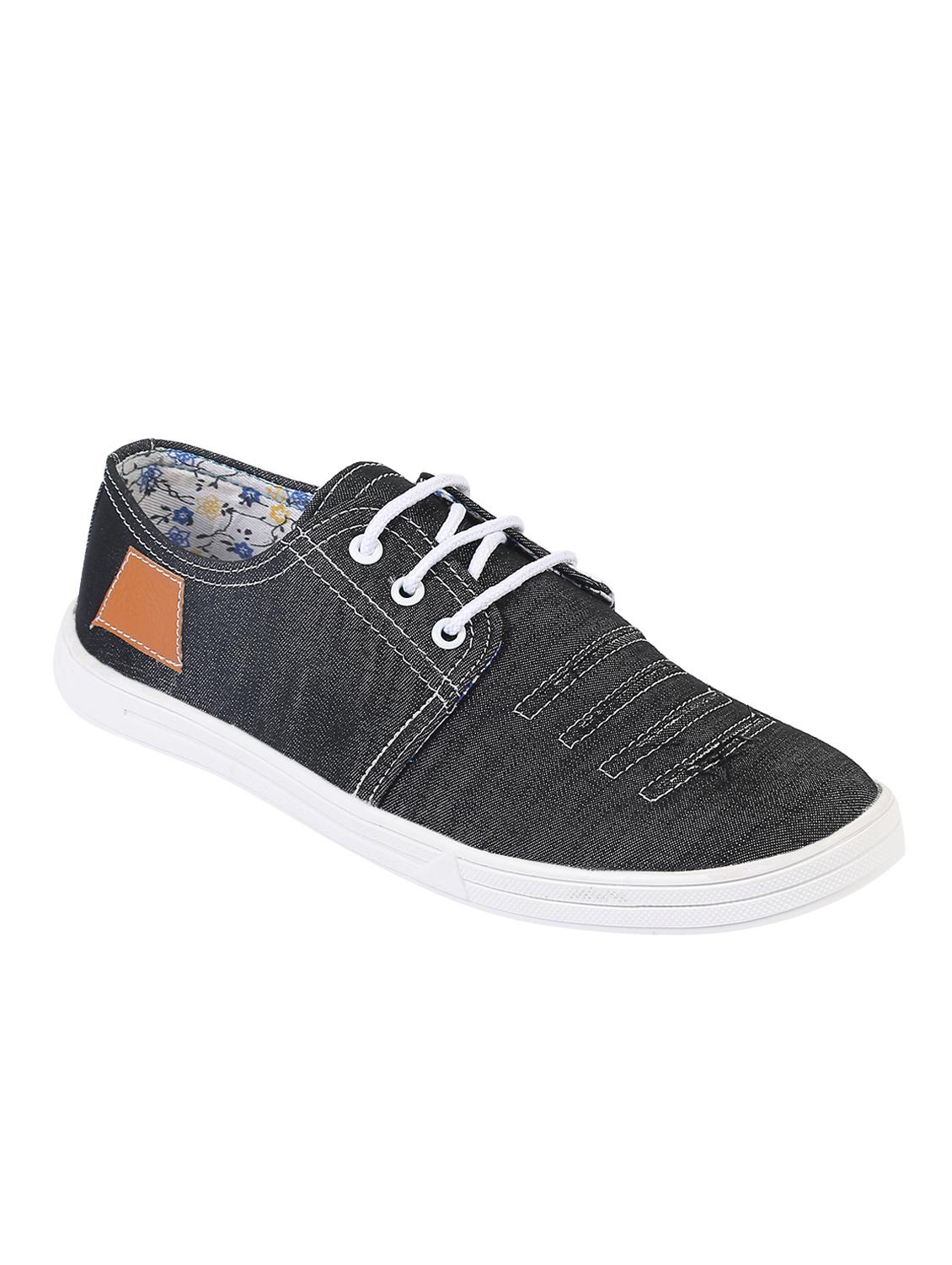 black canvas lace up sneaker - 15227590 - Zoom Image - 0