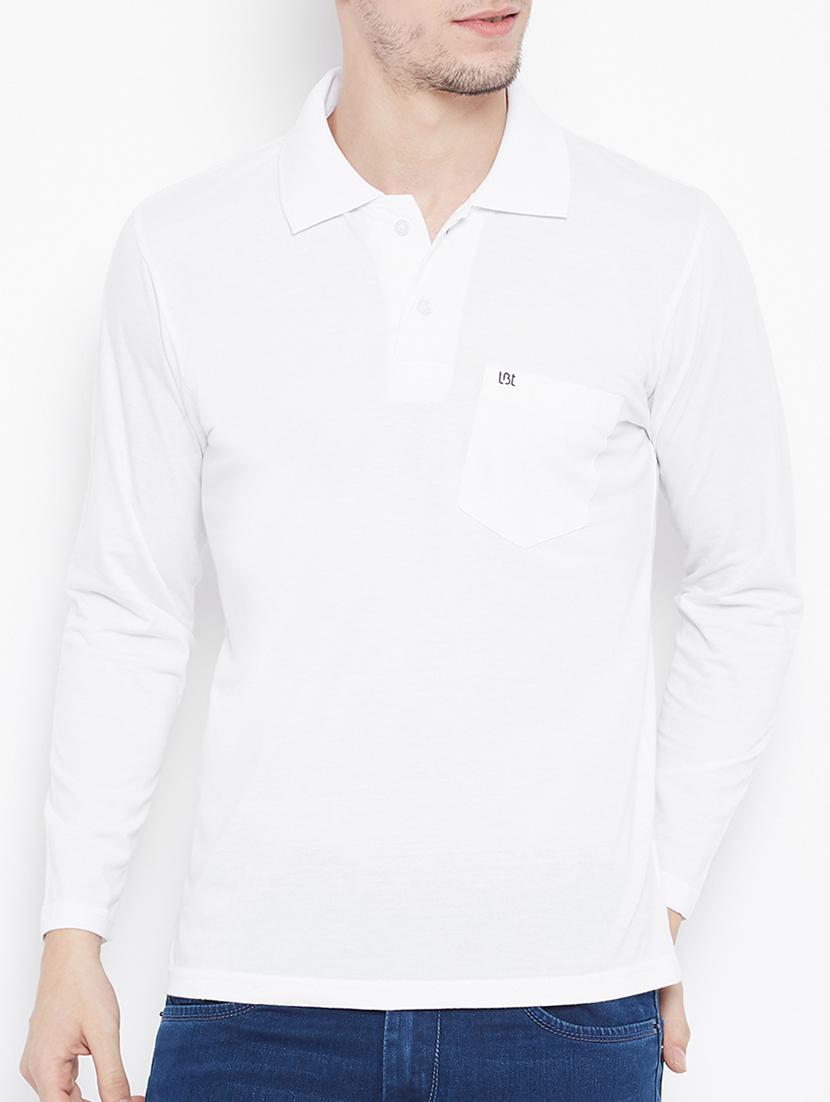white solid t-shirt