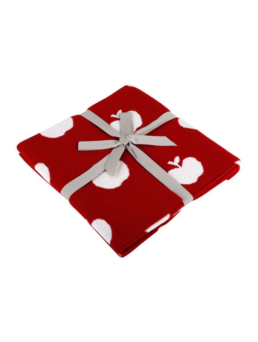 cotton red blanket