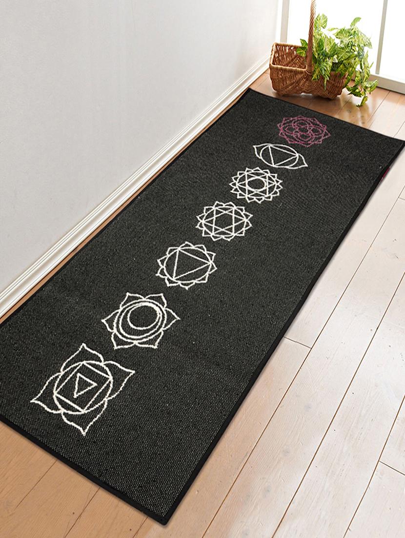 cotton handloom made anti skid yoga/exercise rugs -70x170 cm - 15235357 - Zoom Image - 0