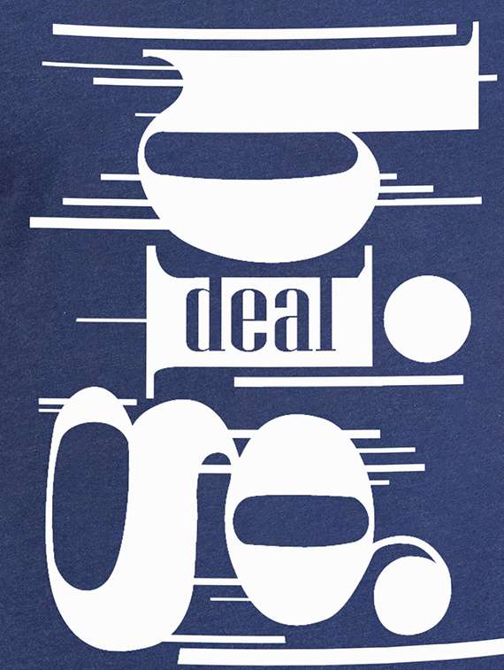 navy blue cotton chest print tshirt - 15244316 -  Standard Image - 3