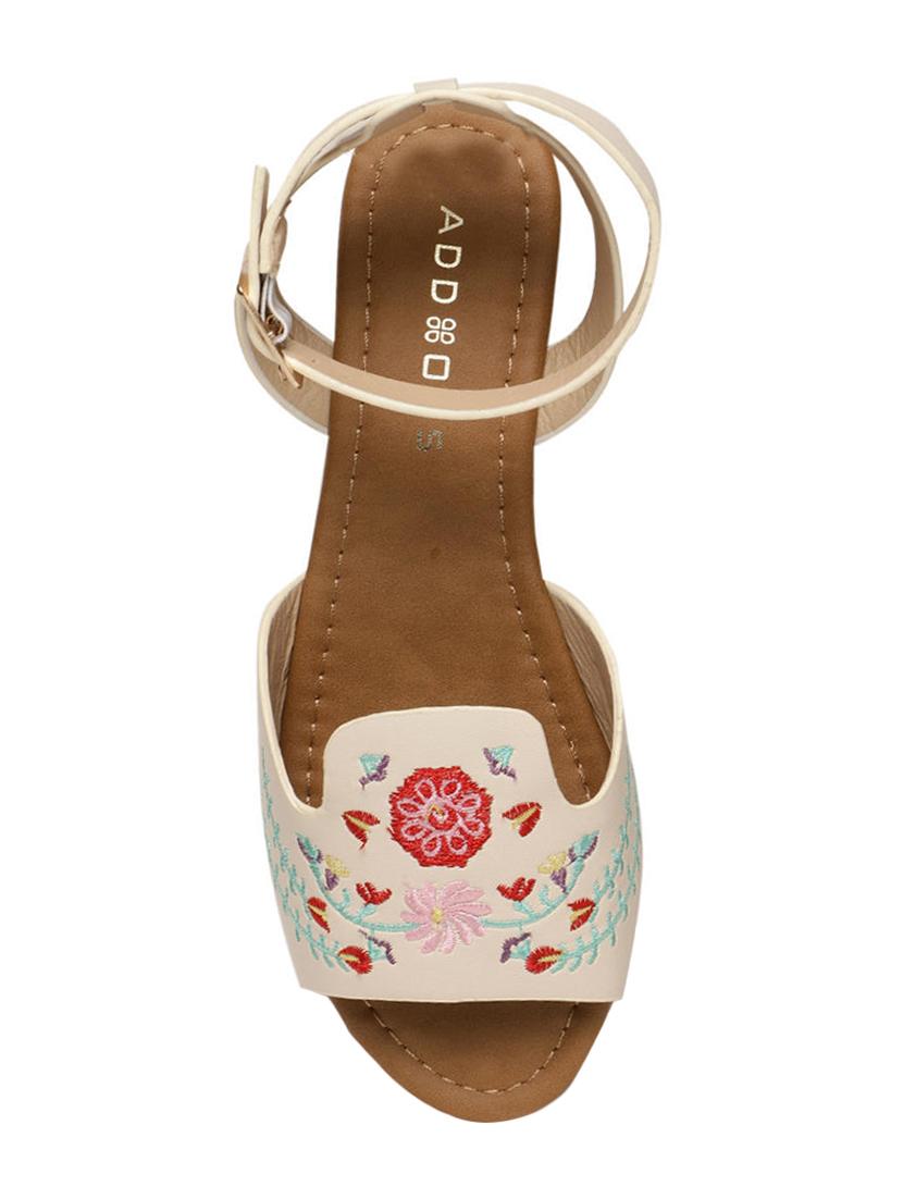 beige ankle strap sandal - 15249469 - Standard Image - 3