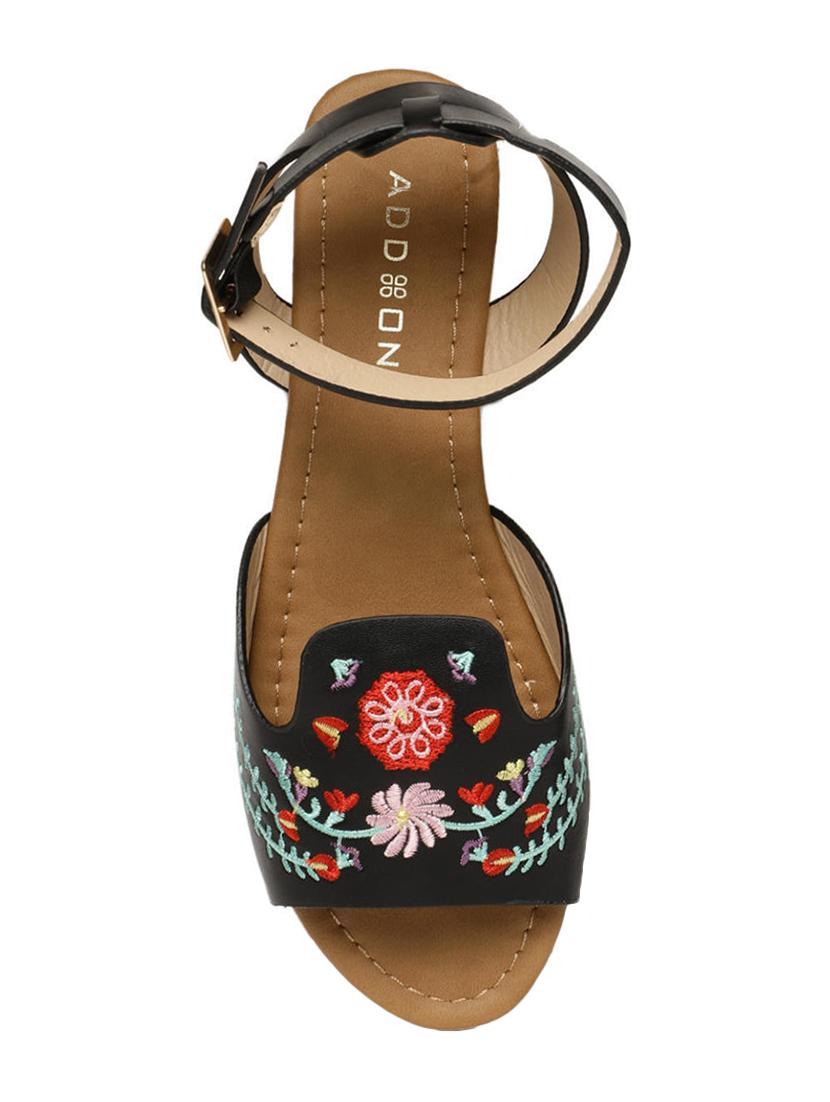 black ankle strap sandal - 15249470 - Standard Image - 3