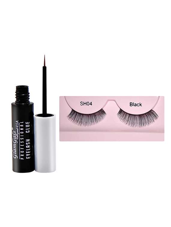 glamgals hollywood-u.s.a stylish eye lashes with glue transparent 6.5 ml
