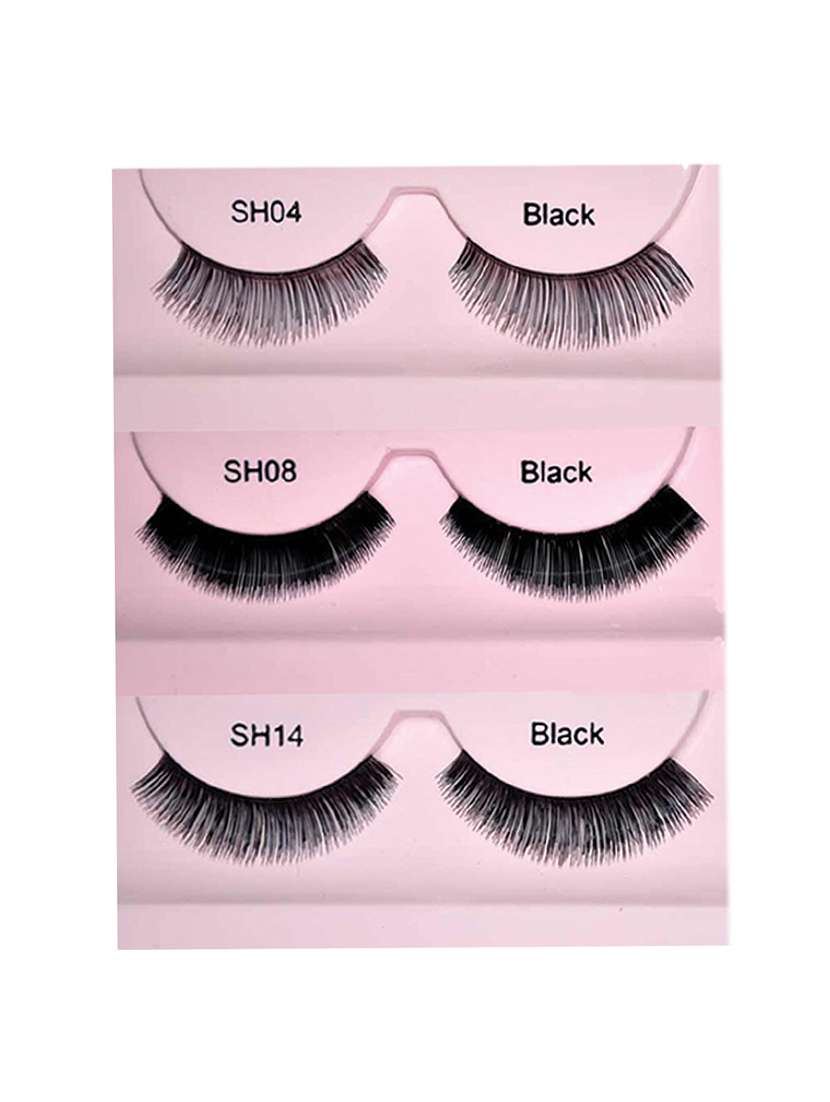 buy glamgals hollywood-u.s.a stylish eyelashes pair of 3 & get rs 40 off