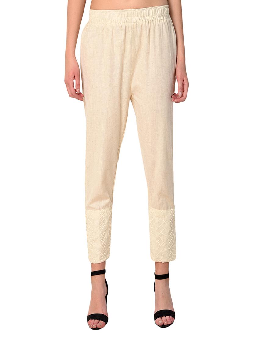 solid cotton tapered pant - 15254130 - Zoom Image - 0
