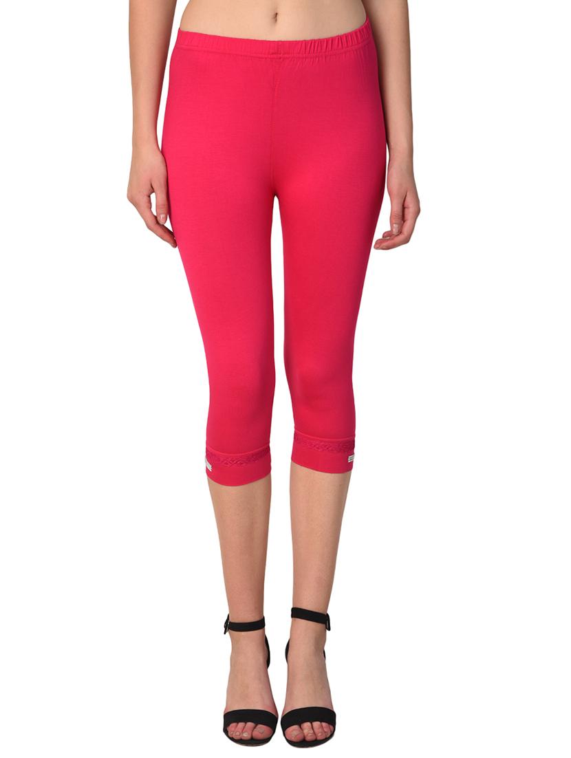 set of 2 multicolored solid leggings capri - 15258686 - Standard Image - 5