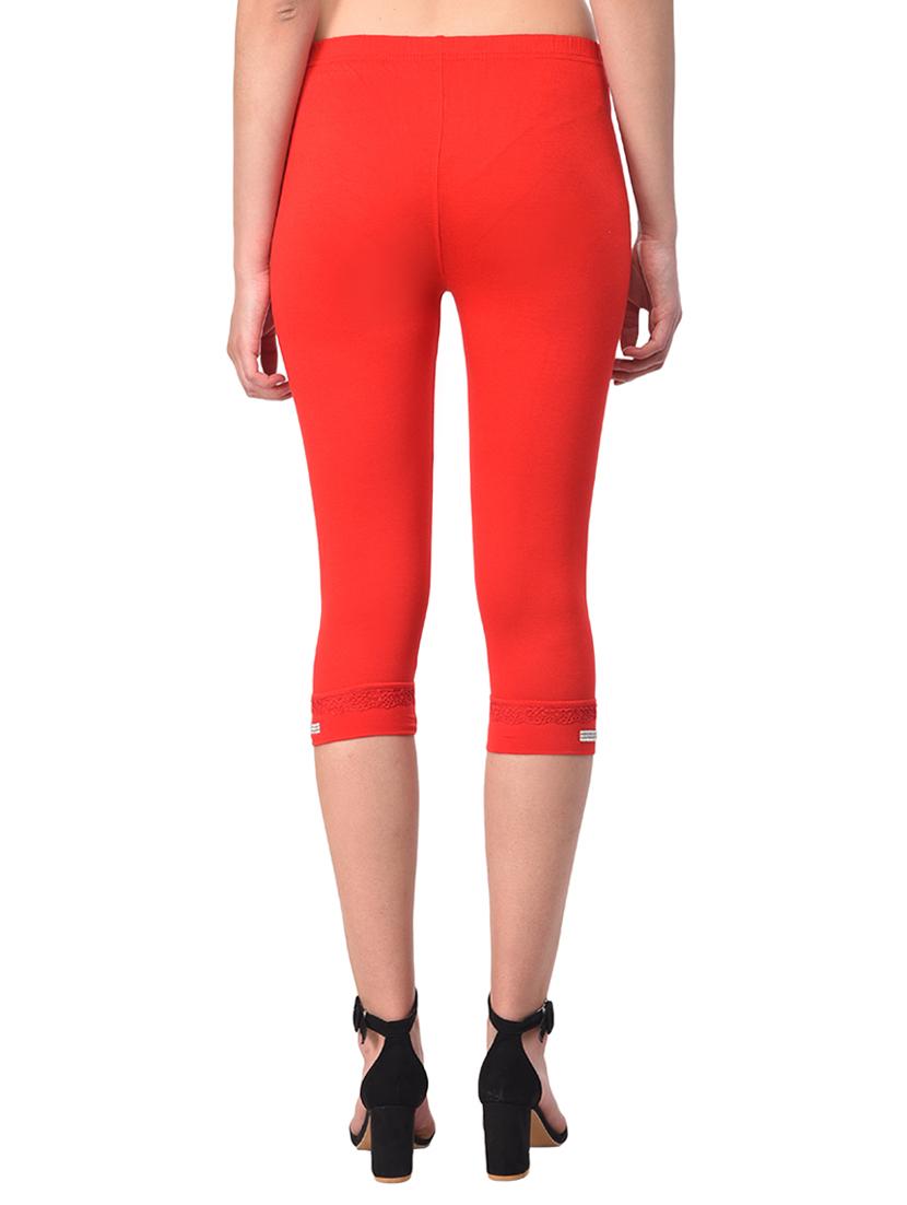 set of 2 multicolored solid leggings capri - 15258692 - Standard Image - 3